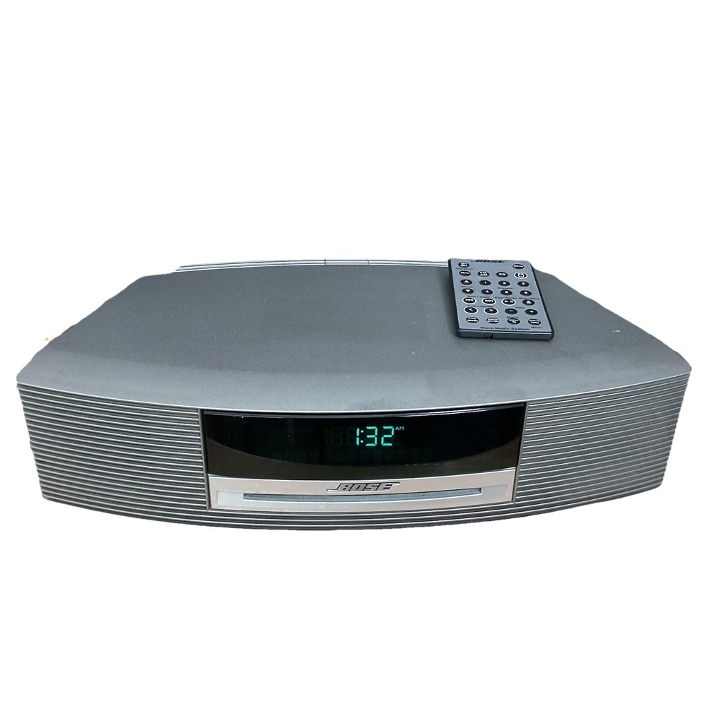 Bose Wave Music System AWRCC1 CD Player AM/FM Radio Clock Tested Works Remote